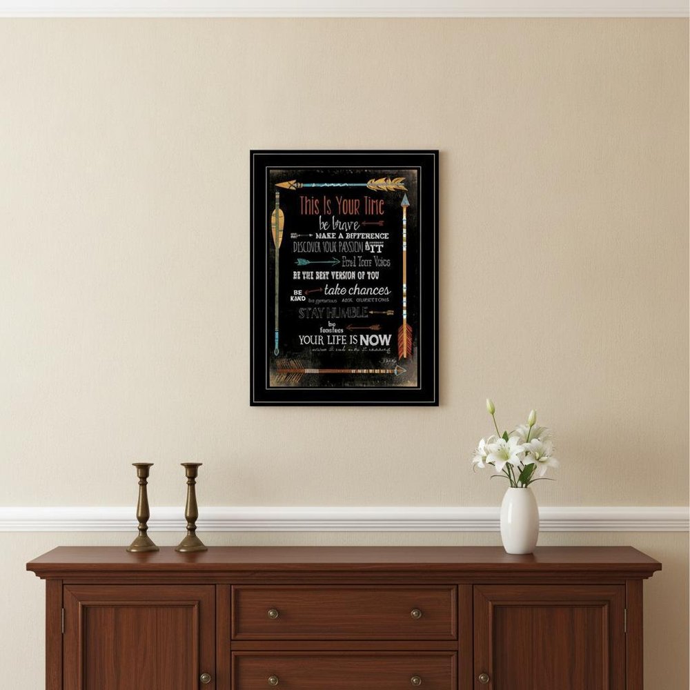 This is Your Time 2 Black Framed Print Wall Art — view 4