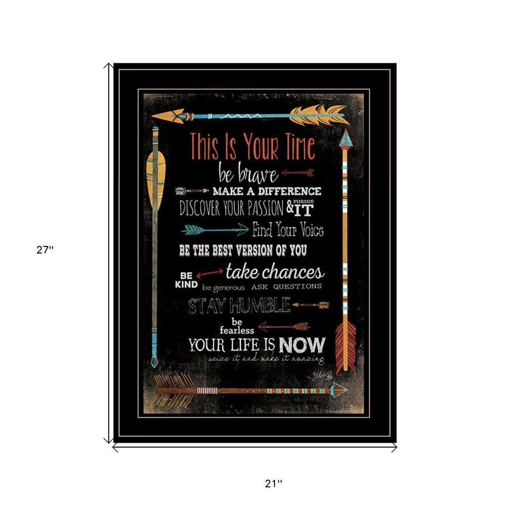 This is Your Time 2 Black Framed Print Wall Art HomeRoots