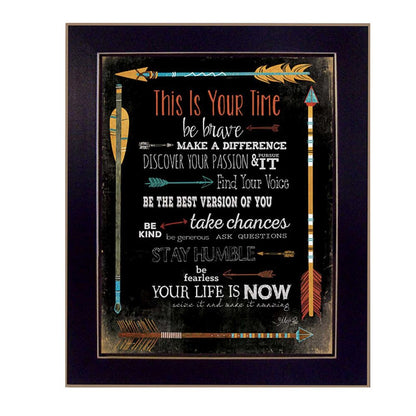 This is Your Time 3 Black Framed Print Wall Art HomeRoots