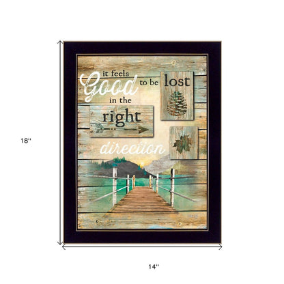 Go to the Lake Black Framed Print Wall Art HomeRoots