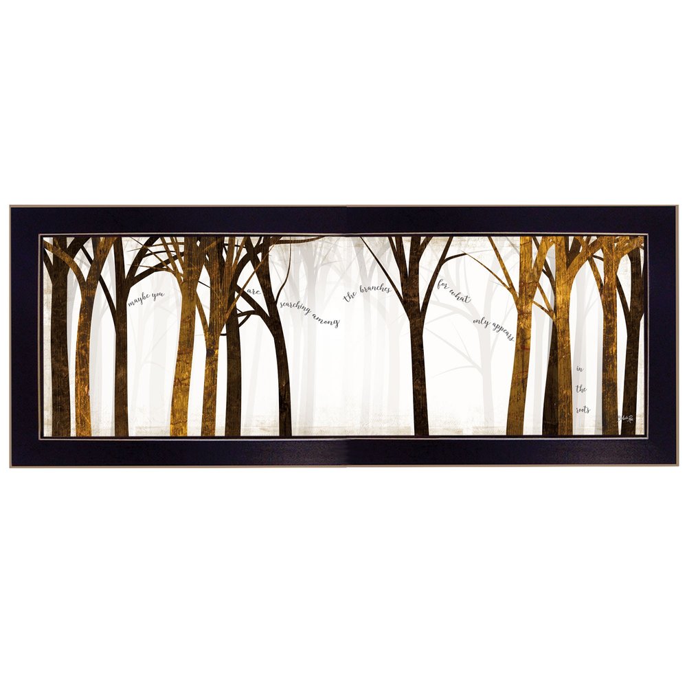 In the Roots Black Framed Print Wall Art — view 1