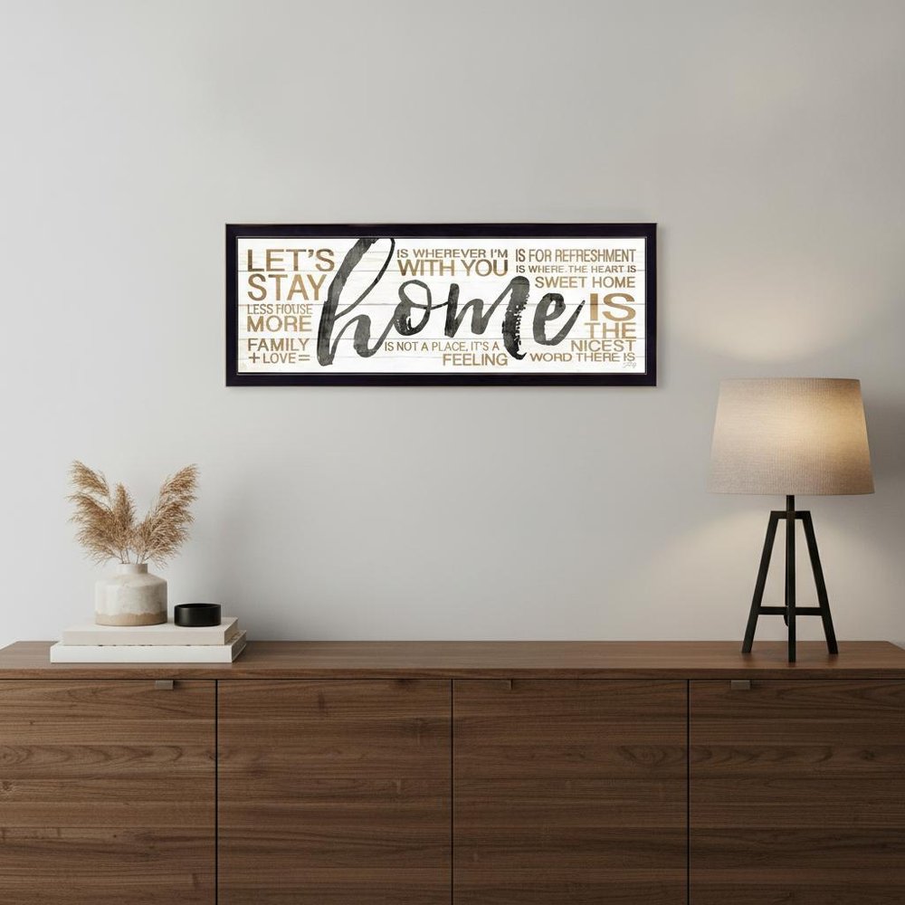 Home 5 Black Framed Print Wall Art — view 6