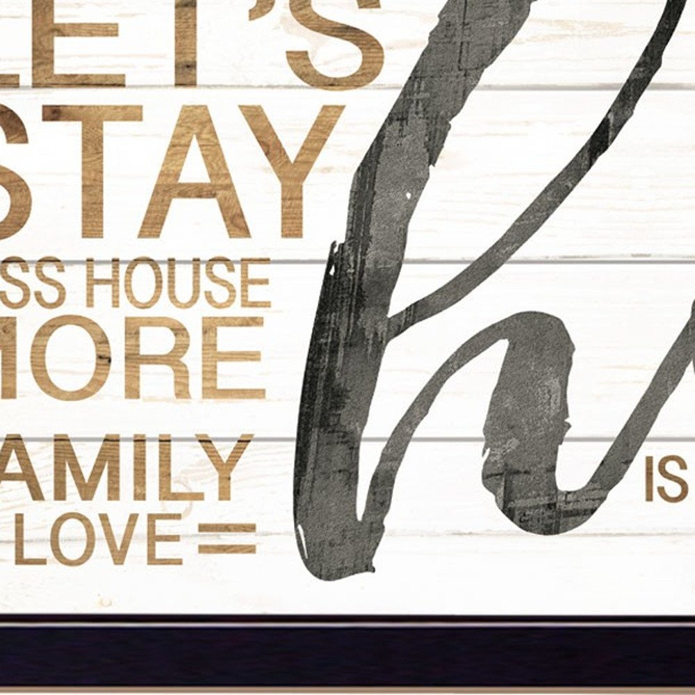 Home 5 Black Framed Print Wall Art — view 4
