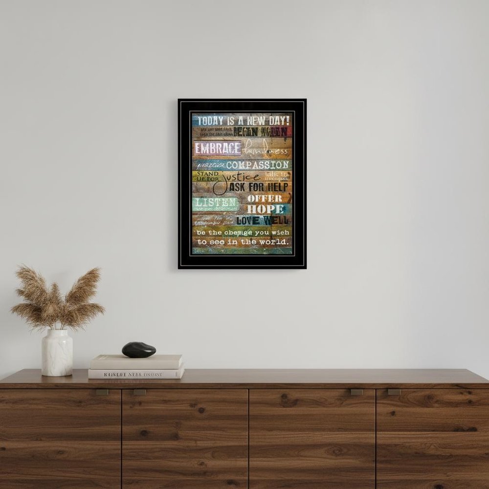 Today Is 2 Black Framed Print Wall Art — view 6