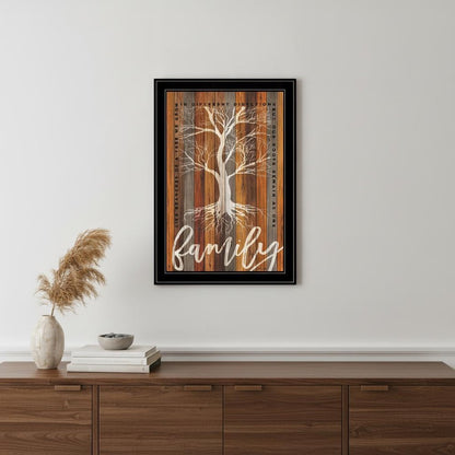 Family Roots 2 Black Framed Print Wall Art HomeRoots