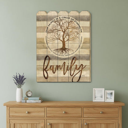 Circle of Strength Unframed Print Wall Art HomeRoots