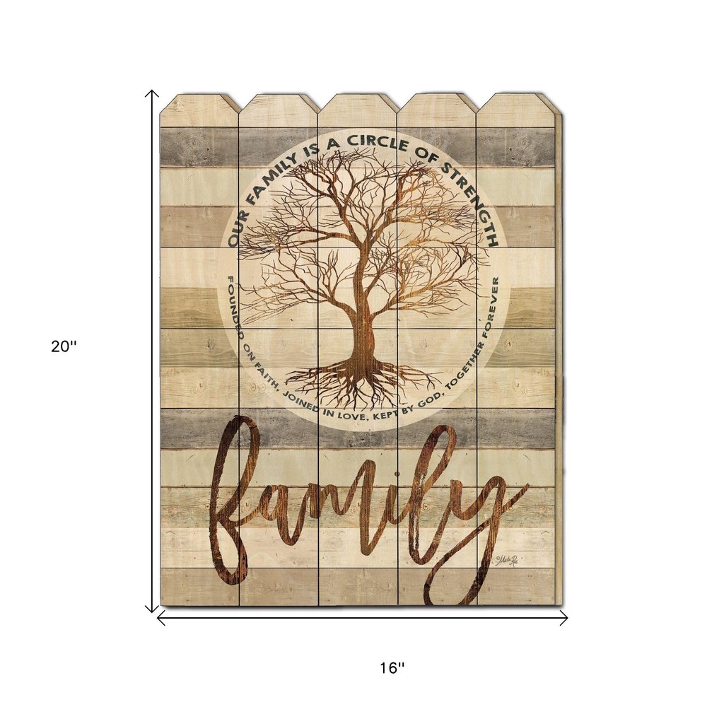 Circle of Strength Unframed Print Wall Art HomeRoots