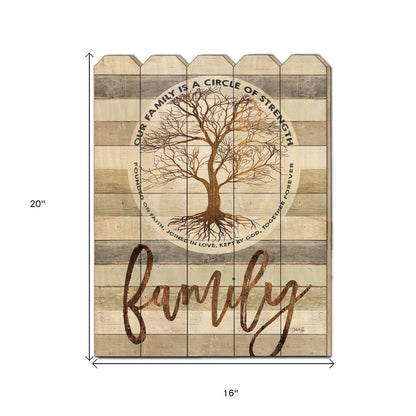 Circle of Strength Unframed Print Wall Art HomeRoots