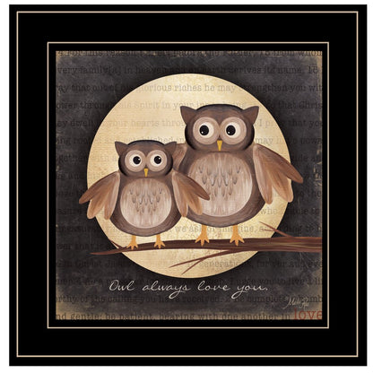 Owl Always Love and Need You 2 Black Framed Print Wall Art HomeRoots