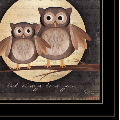 Owl Always Love and Need You 2 Black Framed Print Wall Art HomeRoots