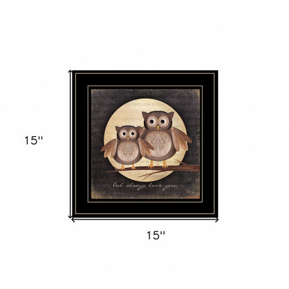 Owl Always Love and Need You 2 Black Framed Print Wall Art HomeRoots