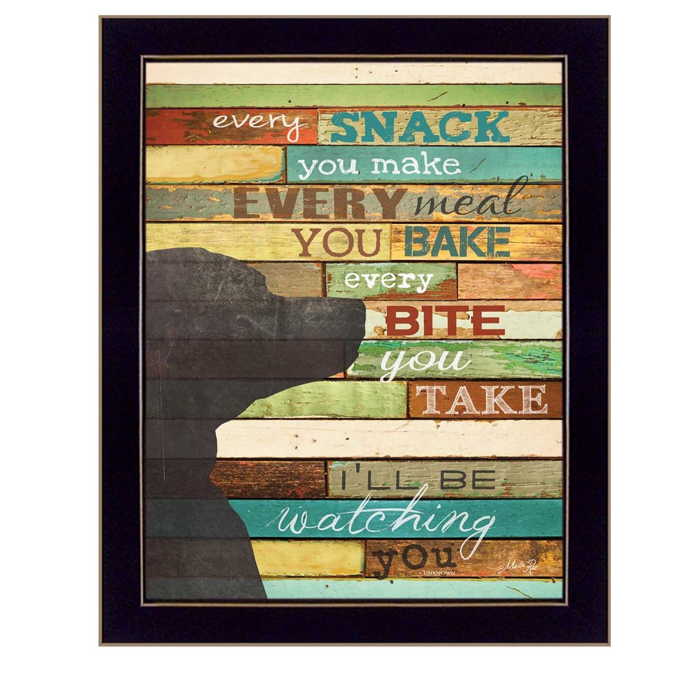 Ill Be Watching You 8 Black Framed Print Wall Art — view 1