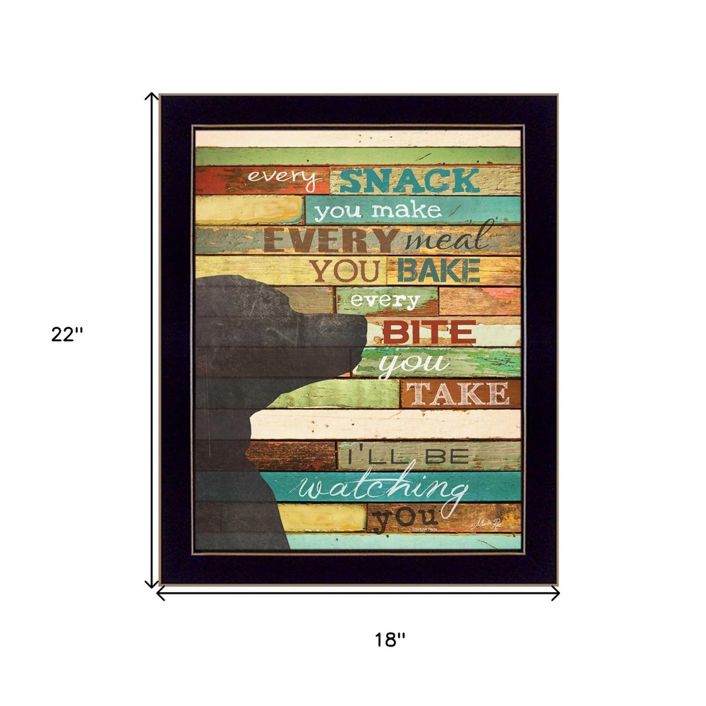 Ill Be Watching You 8 Black Framed Print Wall Art HomeRoots