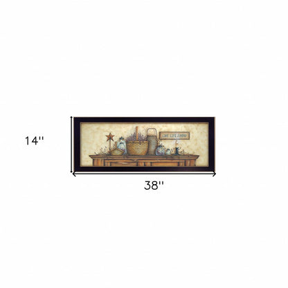 Live Life Simply Black Framed Print Wall Art HomeRoots