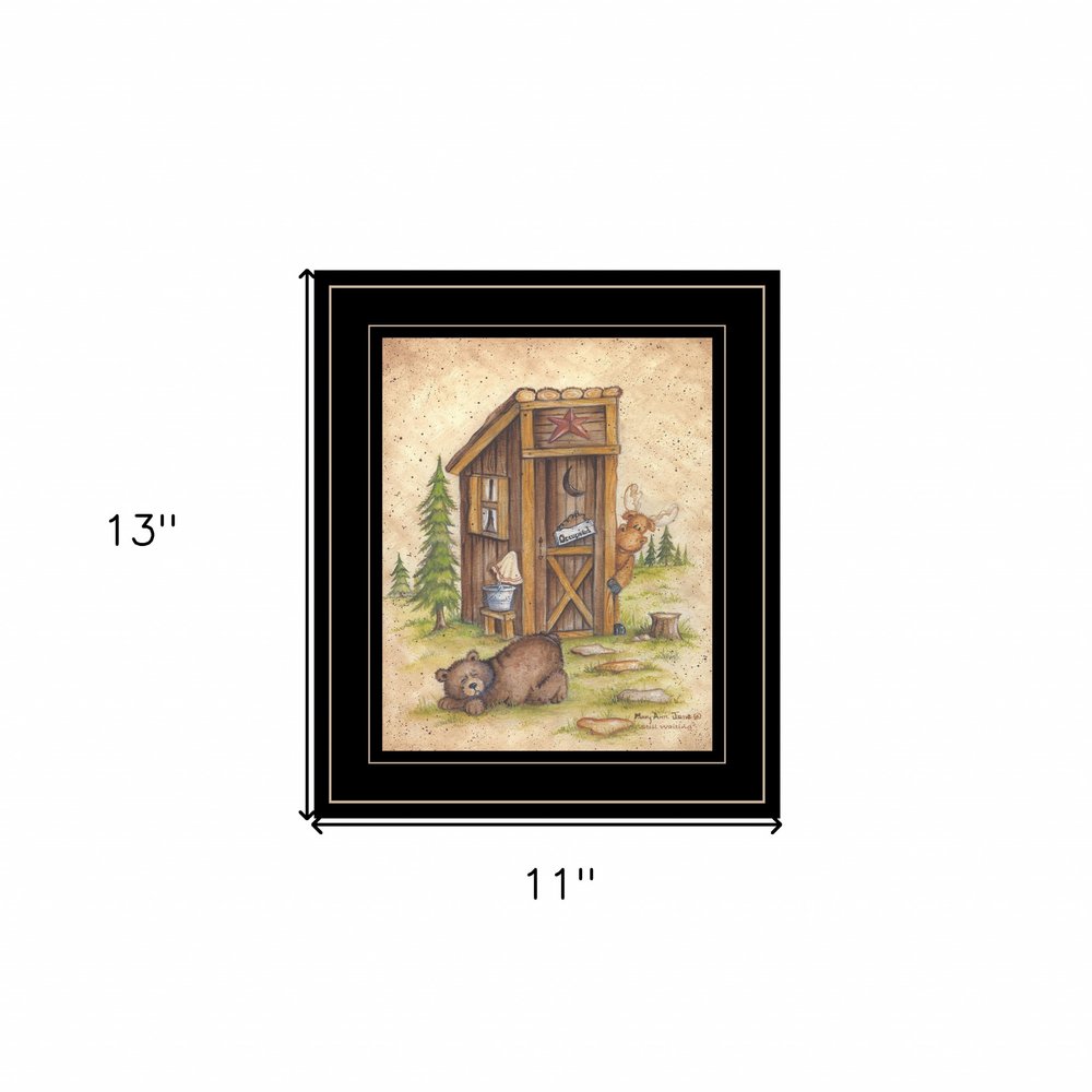 Still Waiting 2 Black Framed Print Wall Art — view 4
