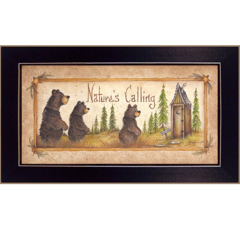 Natures Calling 4 Black Framed Print Wall Art HomeRoots