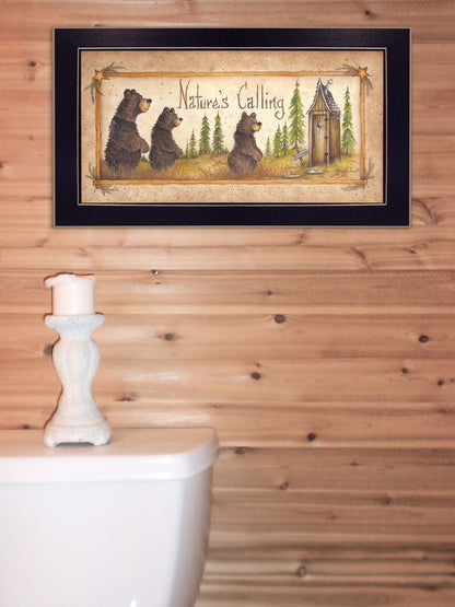Natures Calling 4 Black Framed Print Wall Art HomeRoots