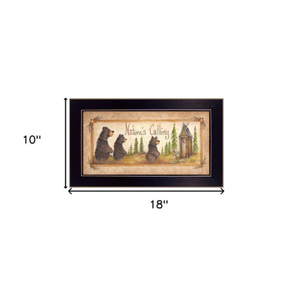 Natures Calling 4 Black Framed Print Wall Art HomeRoots