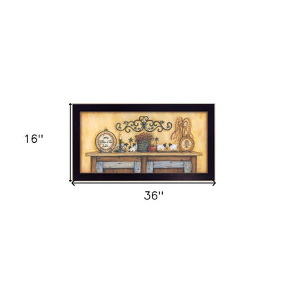 Come Gather at Our Table 2 Black Framed Print Wall Art HomeRoots
