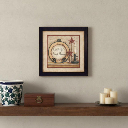 Simple Pleasures 2 Black Framed Print Wall Art HomeRoots