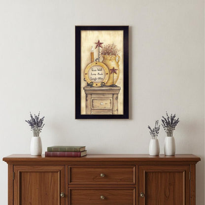 Words to Live Black Framed Print Wall Art HomeRoots