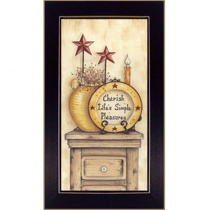 Simple Pleasures 1 Black Framed Print Wall Art HomeRoots