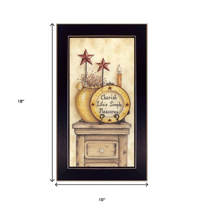 Simple Pleasures 1 Black Framed Print Wall Art HomeRoots
