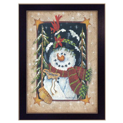 Feeding the Birds Black Framed Print Wall Art HomeRoots