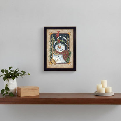 Feeding the Birds Black Framed Print Wall Art HomeRoots