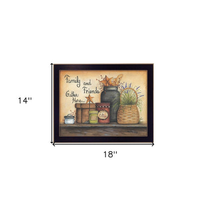 Family and Friends 1 Black Framed Print Wall Art HomeRoots