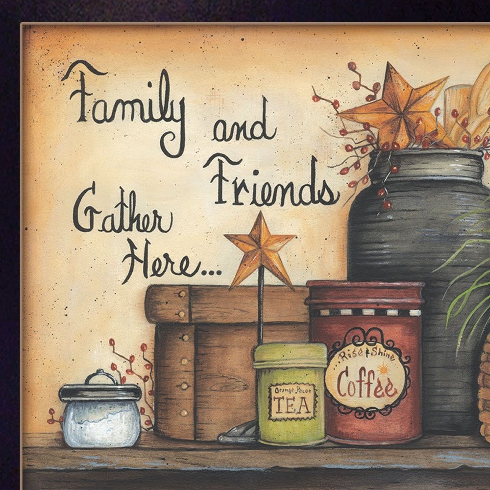 Family and Friends 1 Black Framed Print Wall Art HomeRoots