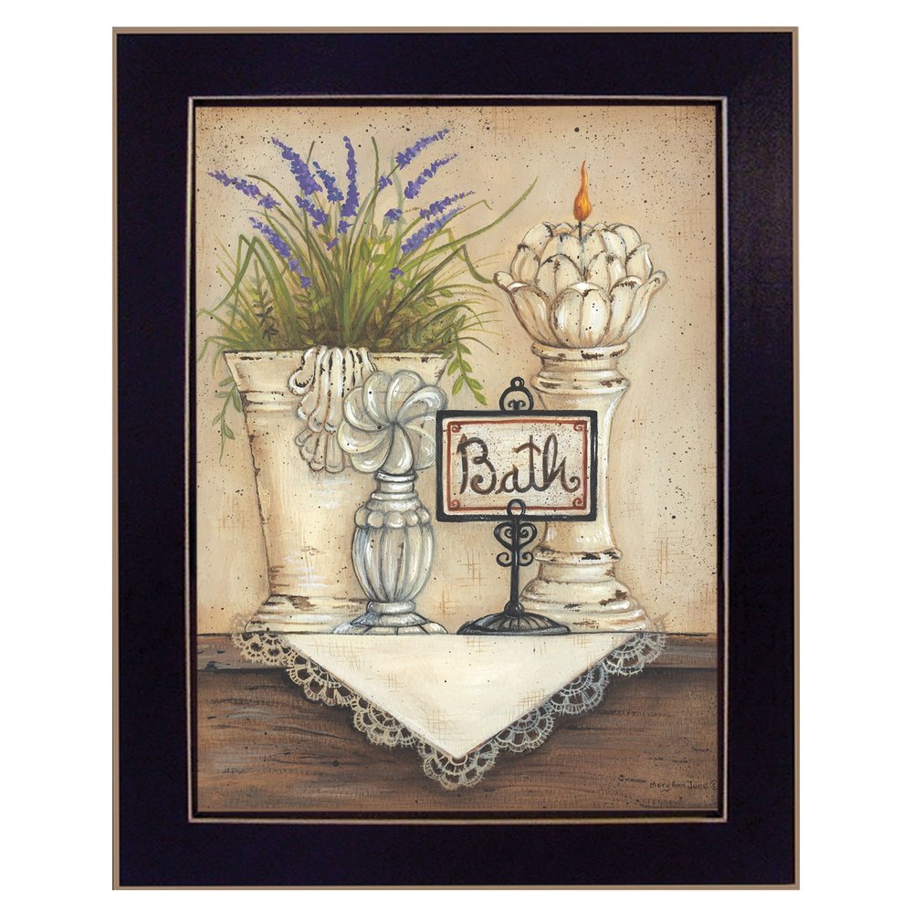 Bath 2 Black Framed Print Bathroom Wall Art HomeRoots
