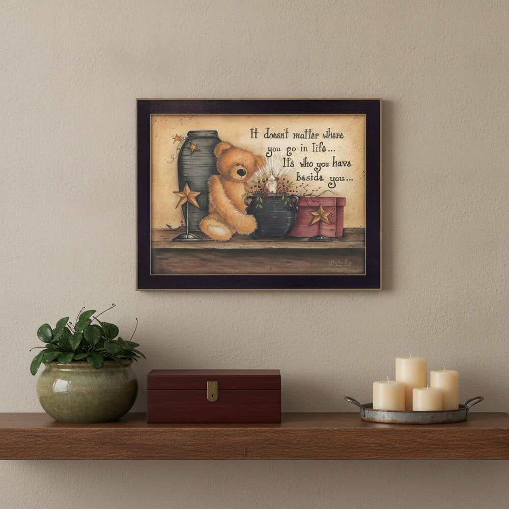The Simple Truth 2 Black Framed Print Wall Art — view 4