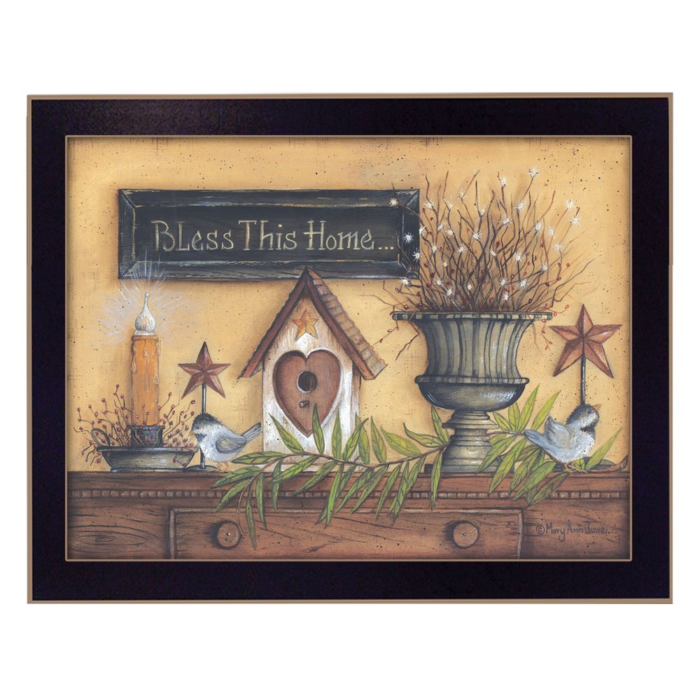 Bless This Home 4 Black Framed Print Wall Art — view 1