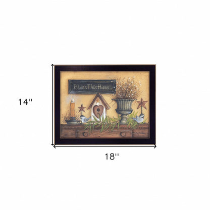 Bless This Home 4 Black Framed Print Wall Art HomeRoots