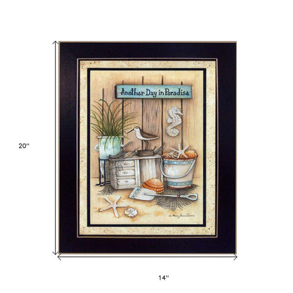 Another Day in Paradise 2 Black Framed Print Wall Art HomeRoots