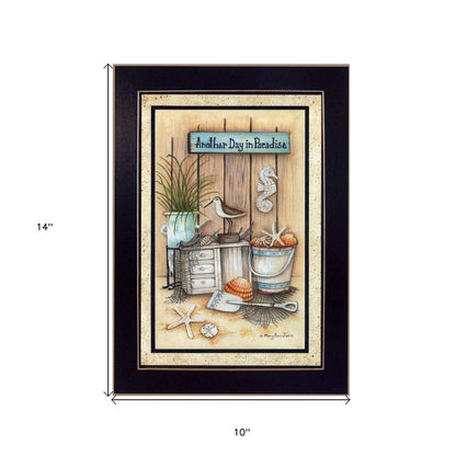 Another Day in Paradise 1 Black Framed Print Wall Art HomeRoots