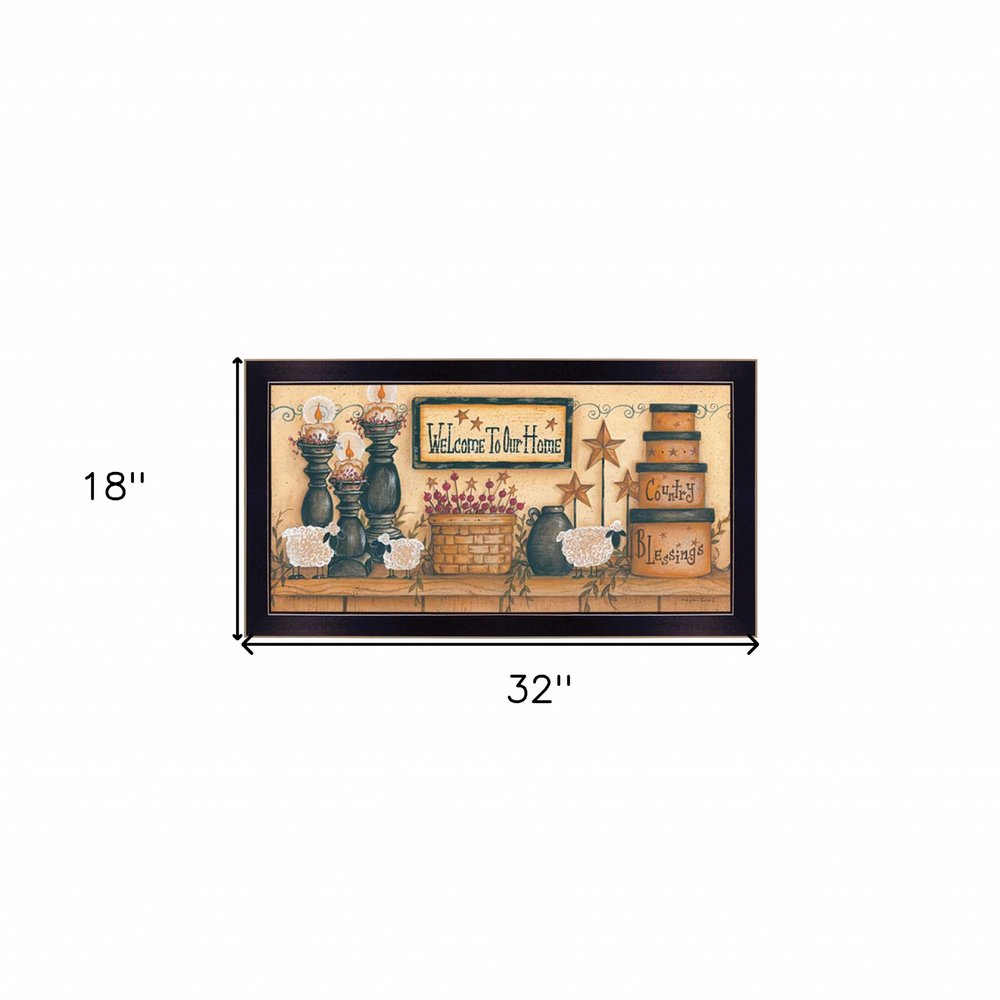 Welcome to Our Home 2 Black Framed Print Wall Art — view 7