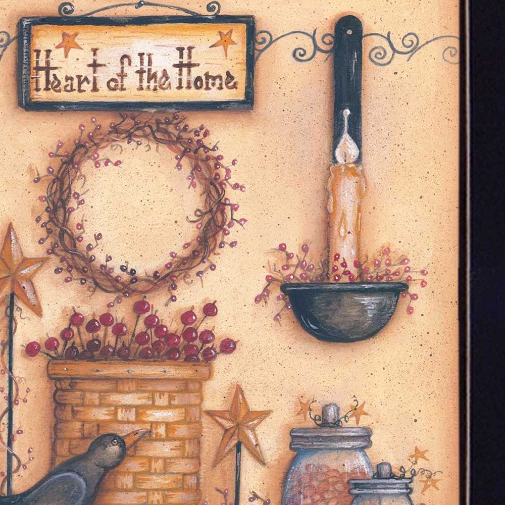Heart of the Home 5 Black Framed Print Wall Art HomeRoots