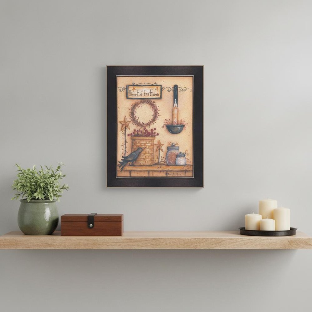 Heart of the Home 5 Black Framed Print Wall Art — view 10