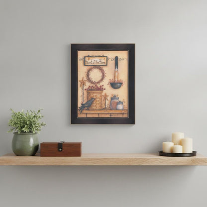 Heart of the Home 5 Black Framed Print Wall Art HomeRoots