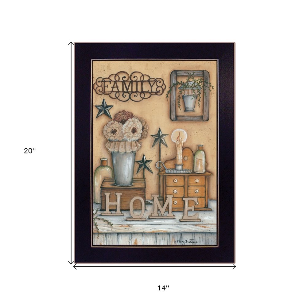 Family 9 Black Framed Print Wall Art — view 7