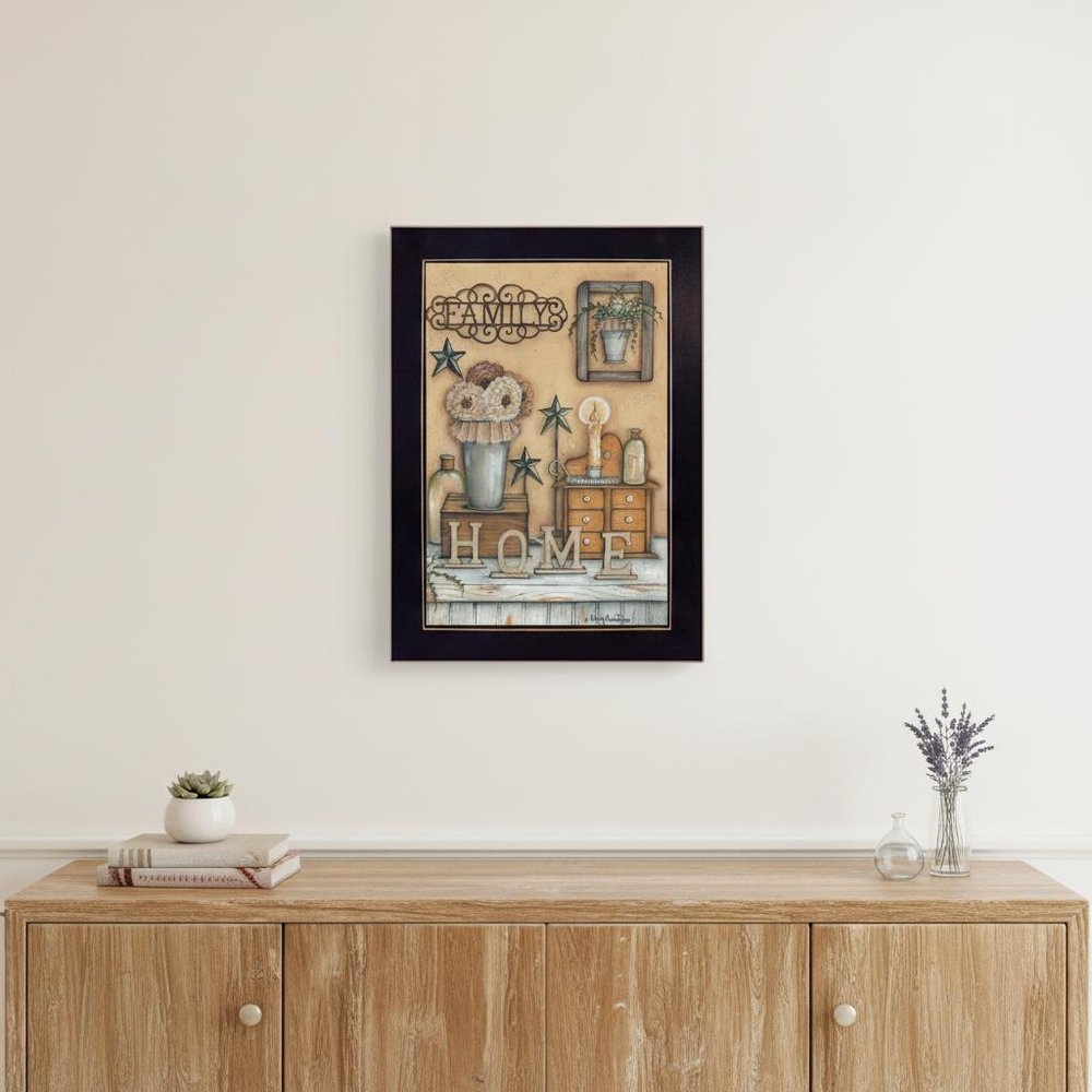 Family 9 Black Framed Print Wall Art — view 8