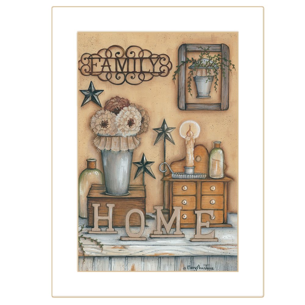 Family 10 White Framed Print Wall Art HomeRoots