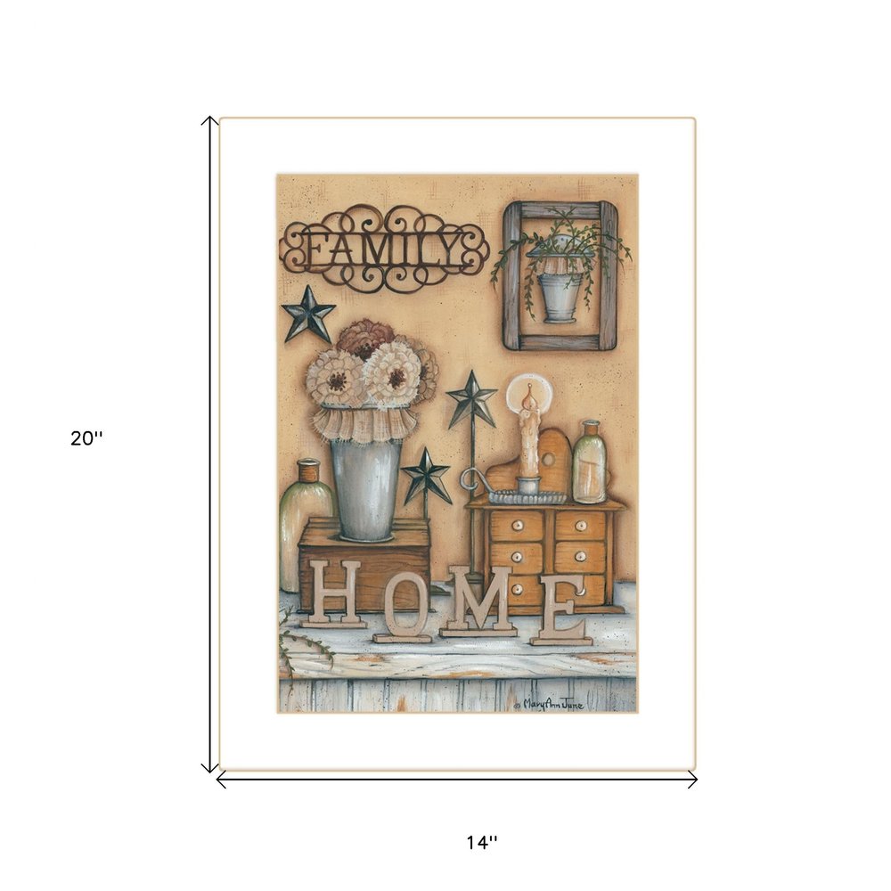 Family 10 White Framed Print Wall Art — view 3