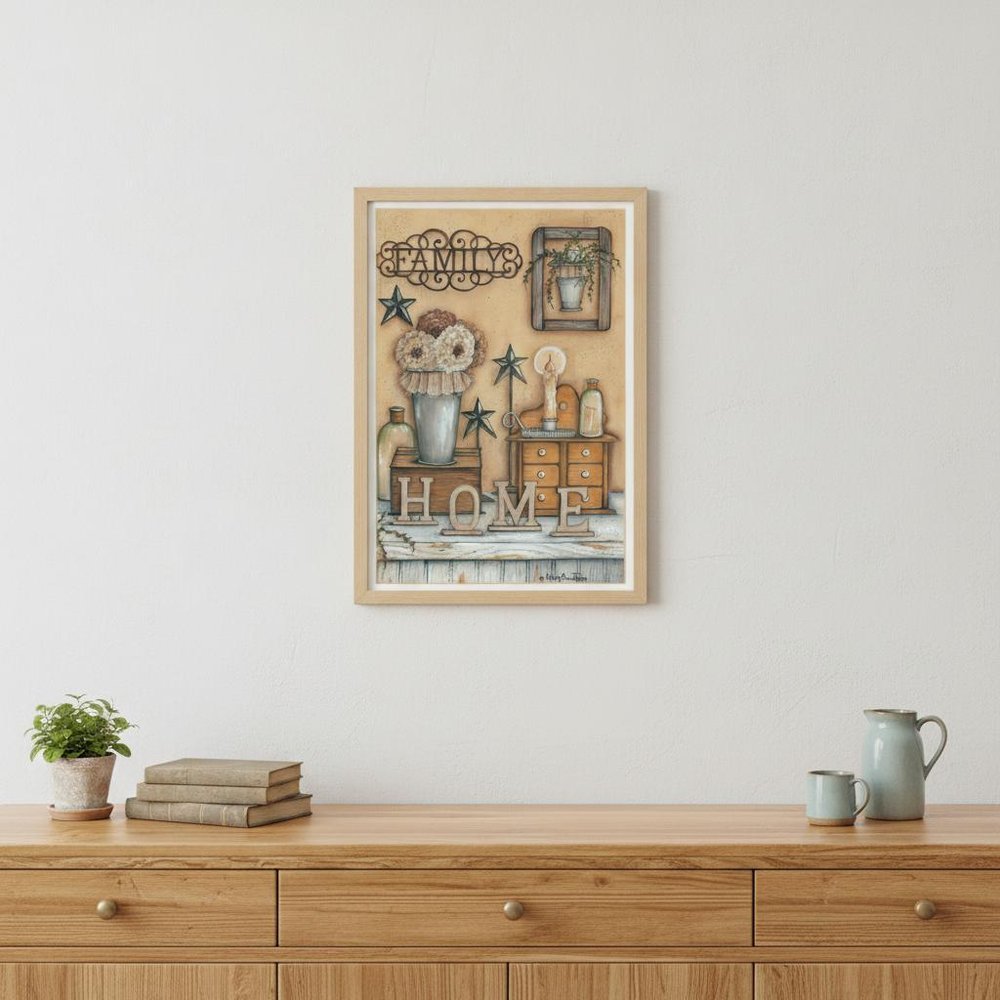 Family 10 White Framed Print Wall Art HomeRoots
