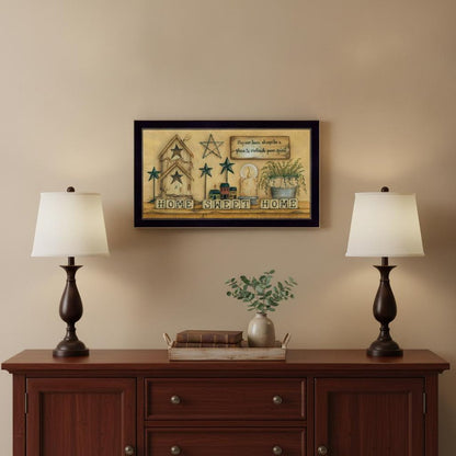 Home Sweet Home 6 Black Framed Print Wall Art HomeRoots