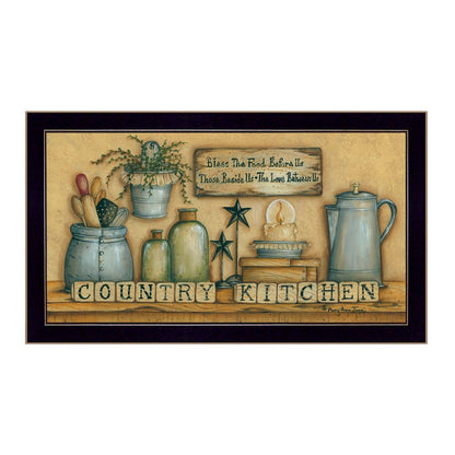 Country Kitchen 2 Black Framed Print Kitchen Wall Art HomeRoots