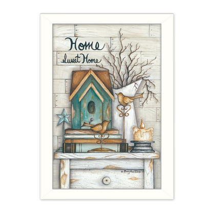 Home Sweet Home 5 White Framed Print Wall Art HomeRoots