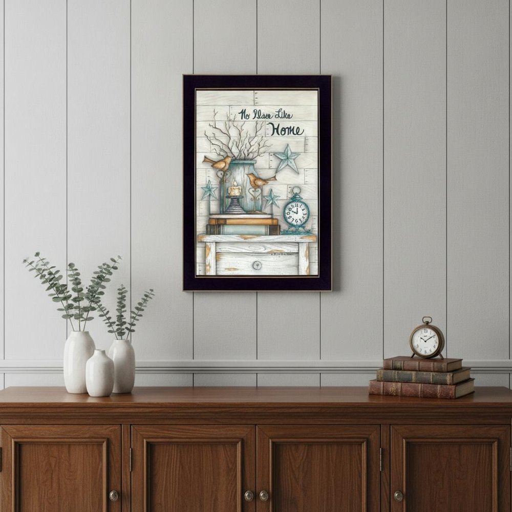 No Place Like Home 5 Black Framed Print Wall Art HomeRoots